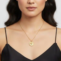 Caroline Bee Coin Necklace