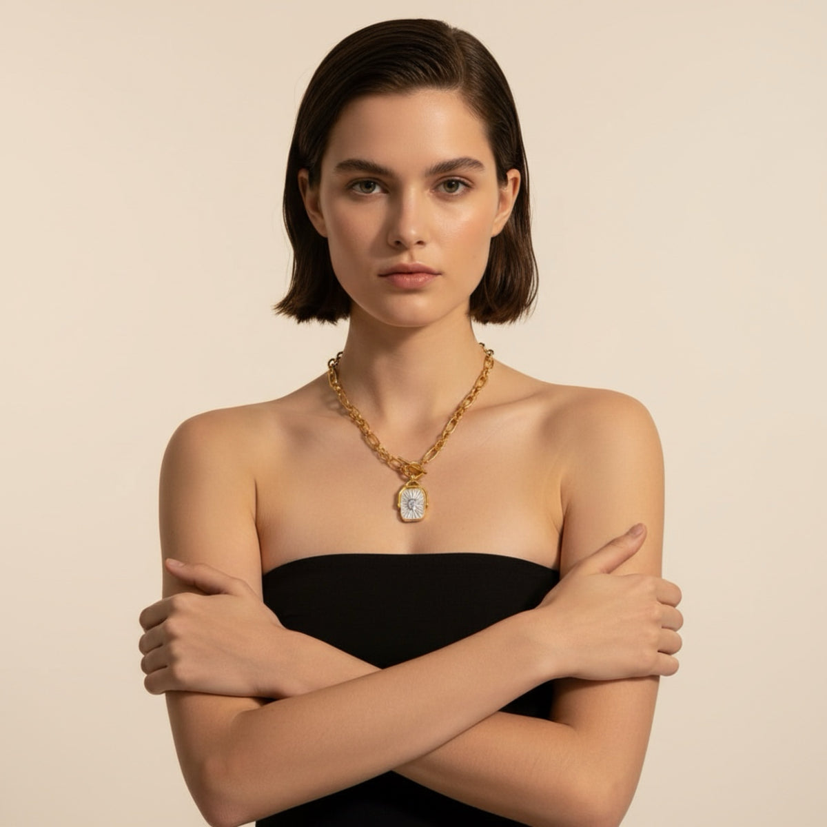 Sunrise Coin Necklace