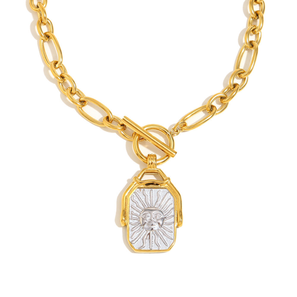 Sunrise Coin Necklace