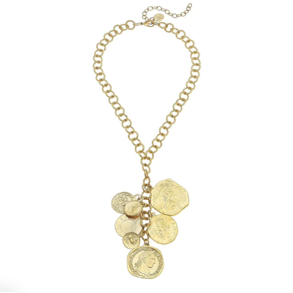 Layered Coin Necklace Susan Shaw